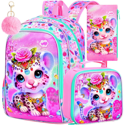 Sac d'école primaire avec sac à lunch