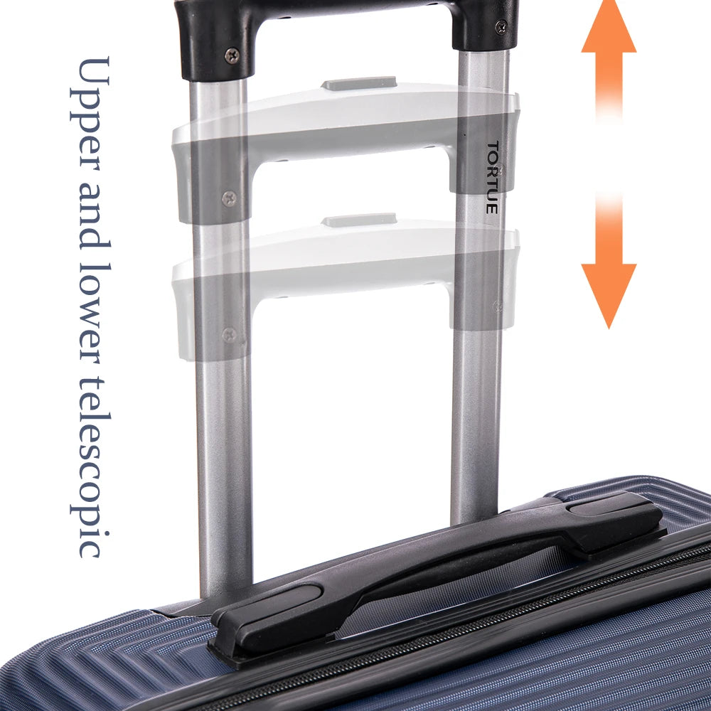 Valise de voyage à roulette, ensemble 4 pièces