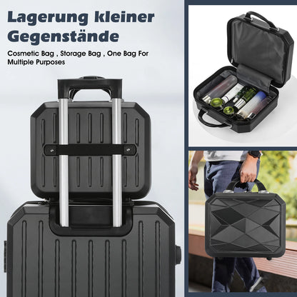 Ensemble de 4 valises rigides roulantes