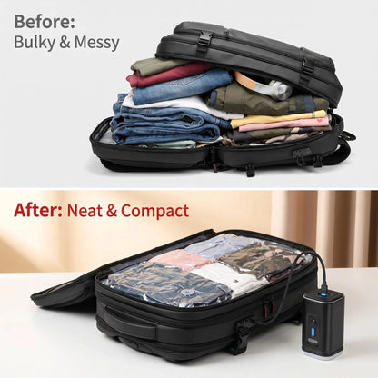 Sac à dos de compression sous vide pour ordinateur portable de 17 pouces