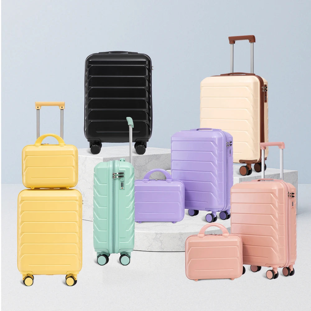 Ensemble de valises de voyage en ABS à roulettes