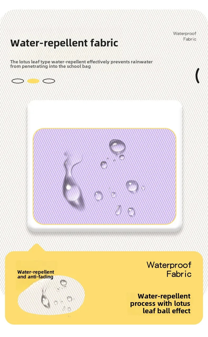 Sac à dos pour les filles avec boîte à déjeuner porte-crayon ensemble primaire