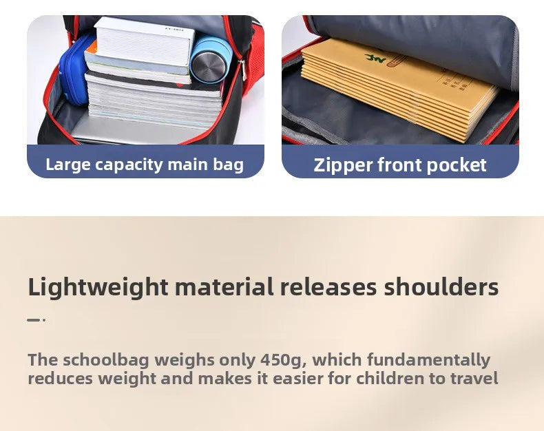 Nouveau sac à dos léger et étanche pour enfants de la maternelle et du primaire