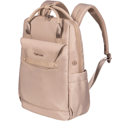 Sac à dos multifonctionnel beige étanche