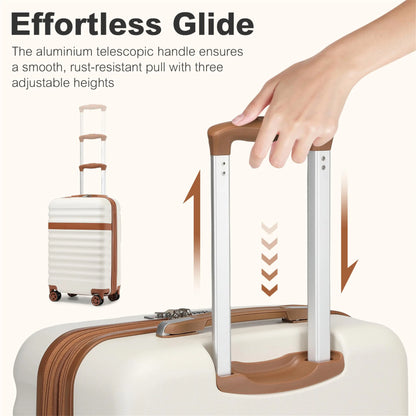 Étui rigide ABS + PC à 4 roulettes