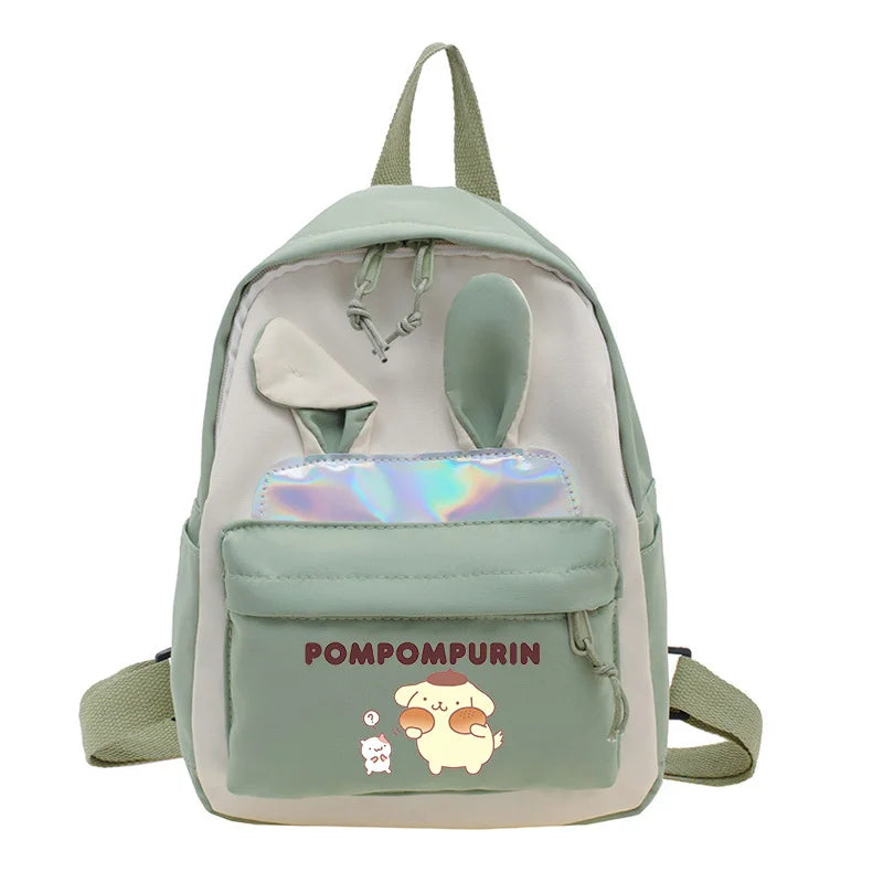 Pompompurin sac à dos d'école orthopédique avec oreilles de lapin