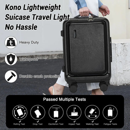 Coffret à bagages à main, 20 pouces-étui rigide ABS