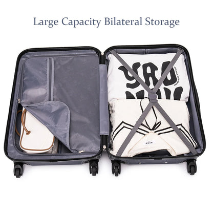 Valise de voyage à roulette, ensemble 4 pièces