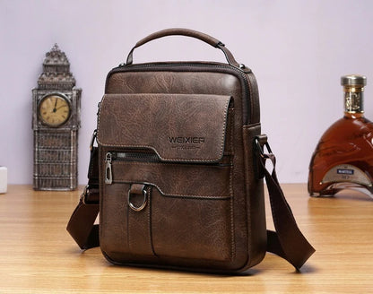 Sac bandoulière en cuir pour homme