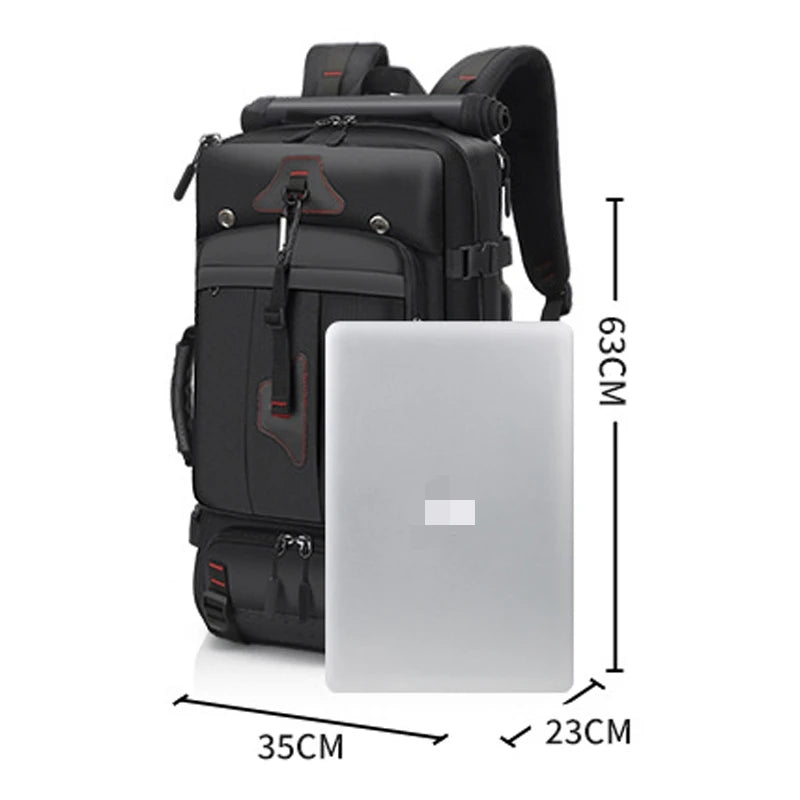 Sac à dos pour ordinateur portable 17 pouces avec compartiment sec et humide