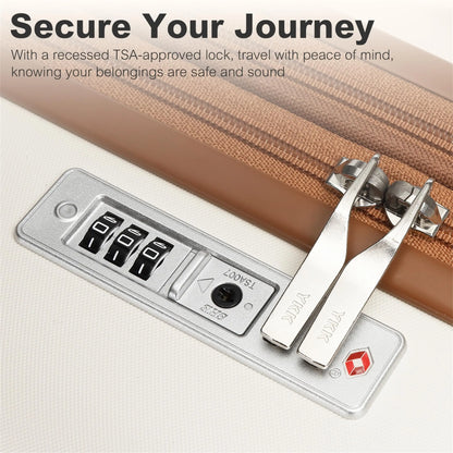 Étui rigide ABS + PC à 4 roulettes