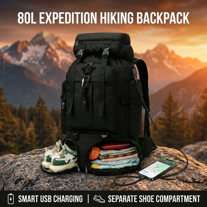 Sac à dos de randonnée 80L imperméable