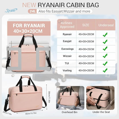 Bagage à main Ryanair & Wizz Air 40x30x20 cm