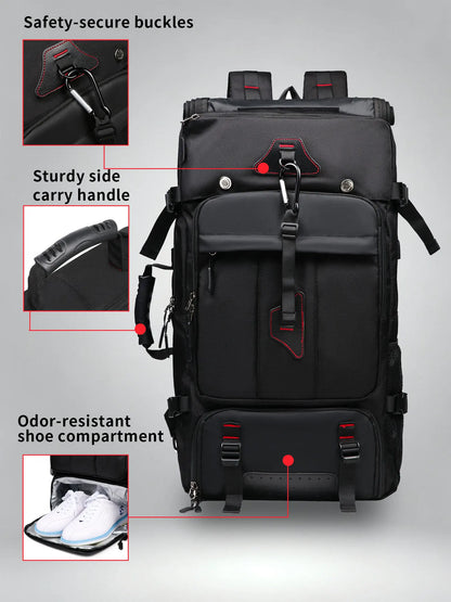Sac à dos pour ordinateur portable 17 pouces avec compartiment sec et humide