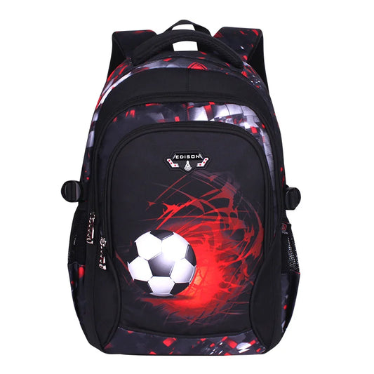 Cartable de football imprimé pour enfants, sac de voyage Anime SR, sacs d'école pour adolescents, mochila escolar