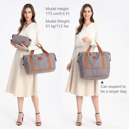 Sac cosmétique étanche pour femme et homme, sac de sport séparé, bagage à main et sac à provisions, 36L