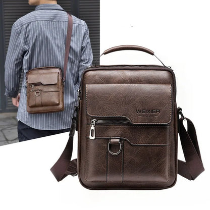 Sac bandoulière en cuir pour homme