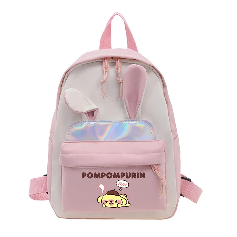 Pompompurin sac à dos d'école orthopédique avec oreilles de lapin