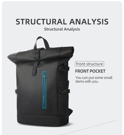 Large Capacity Expandable Waterproof Travel Backpack