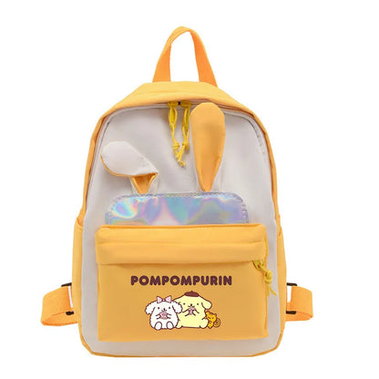 Pompompurin sac à dos d'école orthopédique avec oreilles de lapin