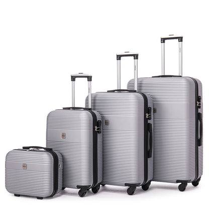Valise de voyage à roulette, ensemble 4 pièces