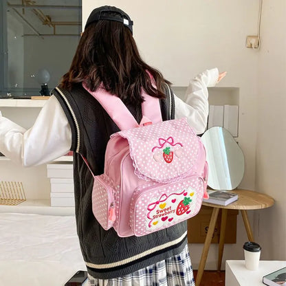 Sweet Strawberry Japanese Backpack