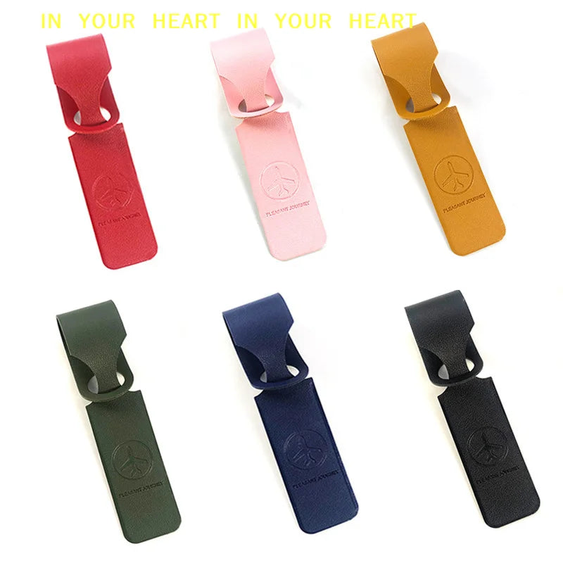 PU Leather Luggage Tag
