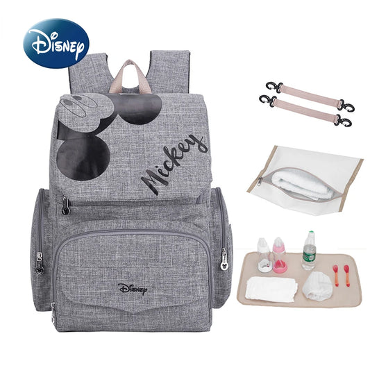 Sac à couches de dessin animé de grande capacité pour bébé Disney