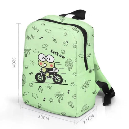 Sanrio – sac à dos en toile Keroppi série, petit sac d'école pour enfants