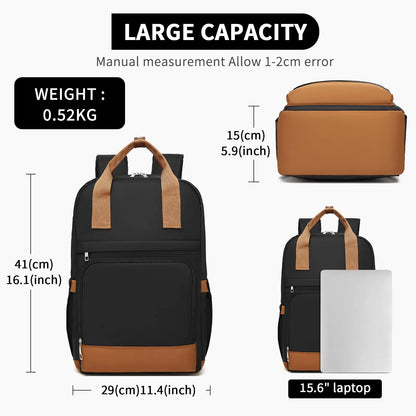 Sac à dos étanche pour ordinateur portable 15,6 pouces
