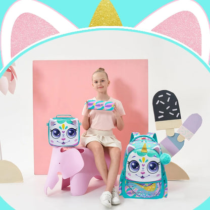 3 pièces pour enfants; sacs à dos mignon animal