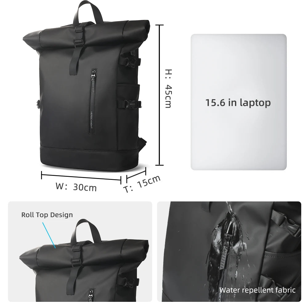 Large Capacity Expandable Waterproof Travel Backpack