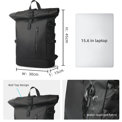 Large Capacity Expandable Waterproof Travel Backpack