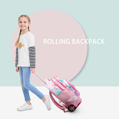 Cartable à roulettes licorne