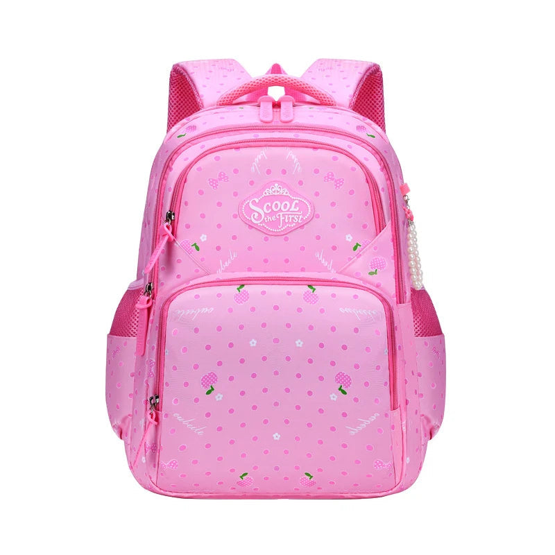 Sac à dos d'école pour enfants, cartable d'école primaire pour filles, sac à dos pour écoliers, sac de livre imperméable et léger pour enfants
