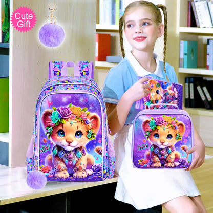 Sac d'école primaire avec sac à lunch