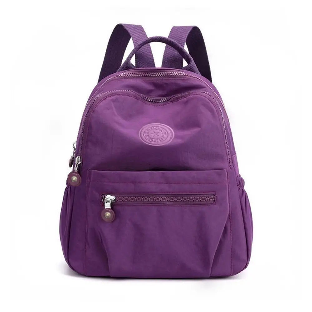 Sac à Dos Décontracté de Grande Capacité pour Étudiant, Étanche, observateur, Mini, Résistant à l'Usure, Petit, Voyage, violet