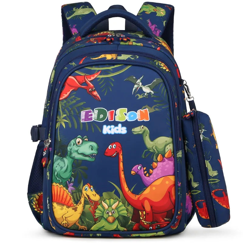 Sac à Dos d'École Primaire Étanche pour Enfant Garçon et Fille orthopédique