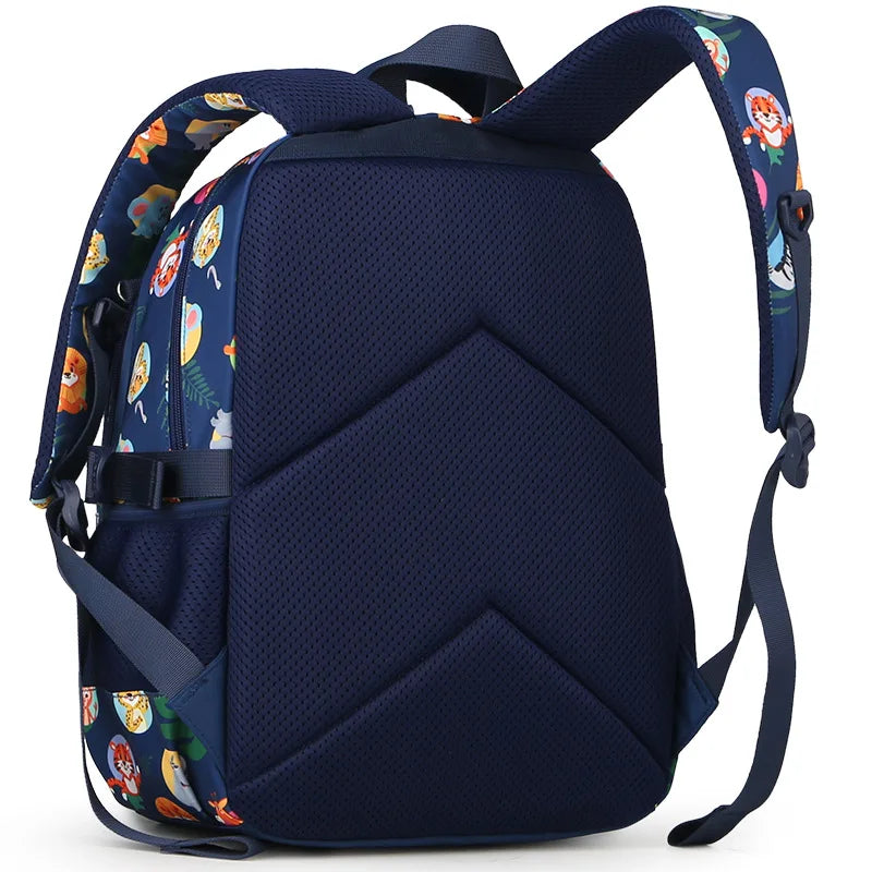 Sac à Dos d'École Primaire Étanche pour Enfant Garçon et Fille orthopédique