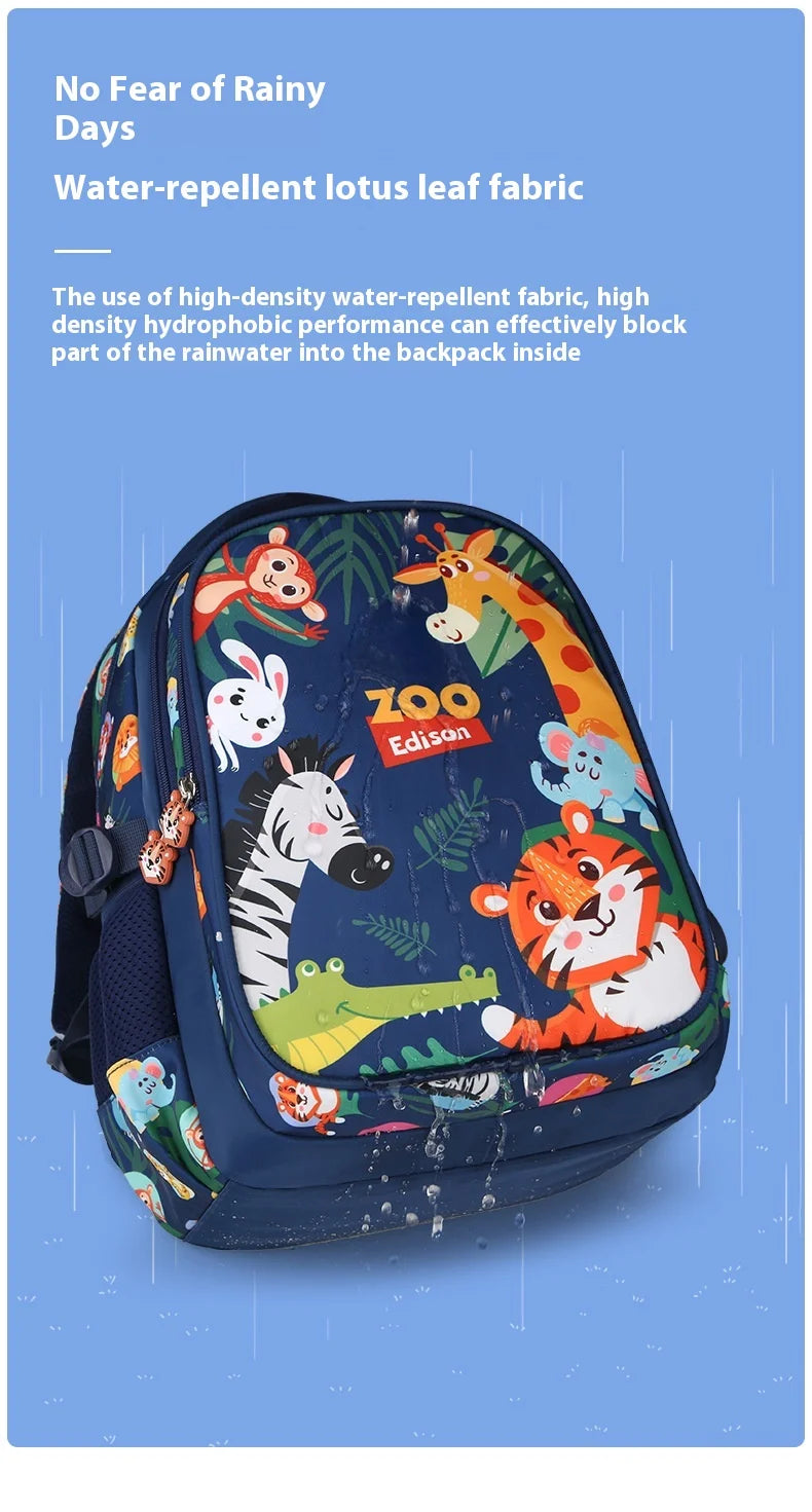 Sac à Dos d'École Primaire Étanche pour Enfant Garçon et Fille orthopédique