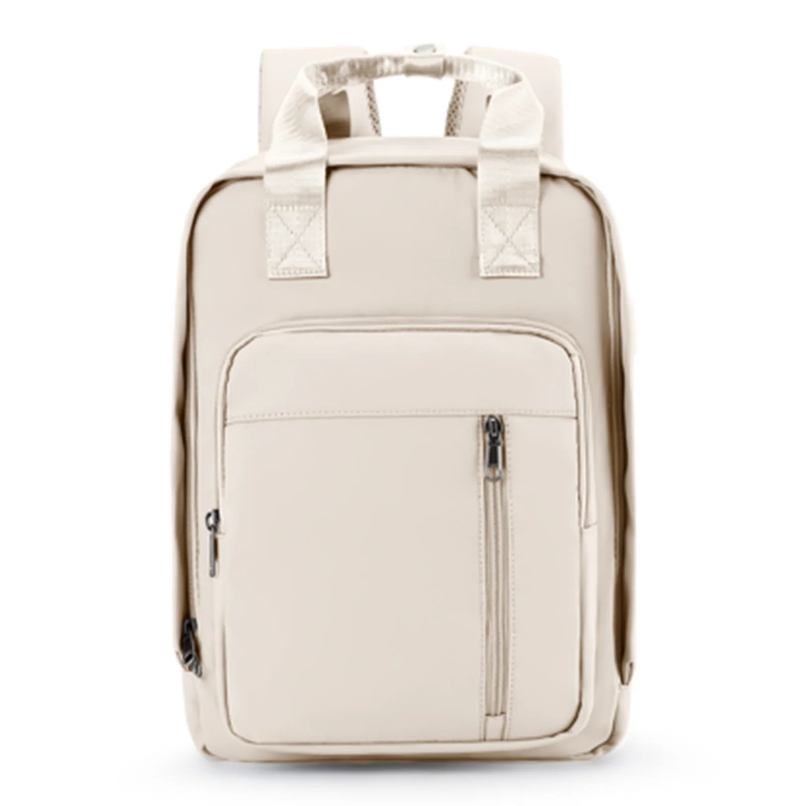 Sac à dos de voyage pour femme : imperméable, léger, beige