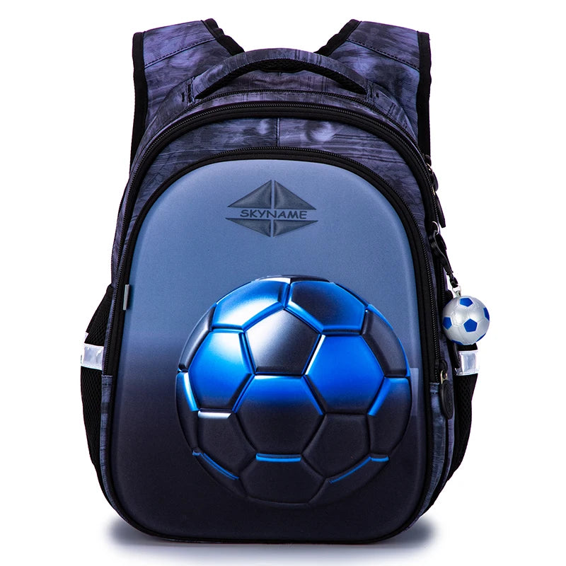 Sac à dos de football ou d'astronaute avec motif 3D