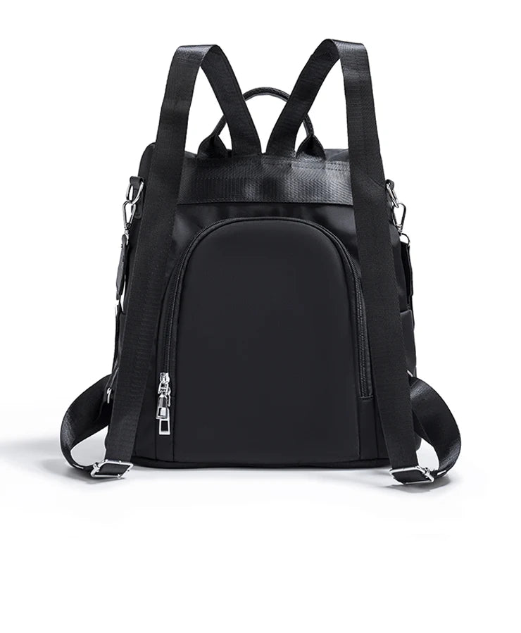 Sac à dos de voyage de loisirs antivol à la mode, tissu Oxford avec broderie de fleurs, sac à dos léger et esthétique pour femmes, dos