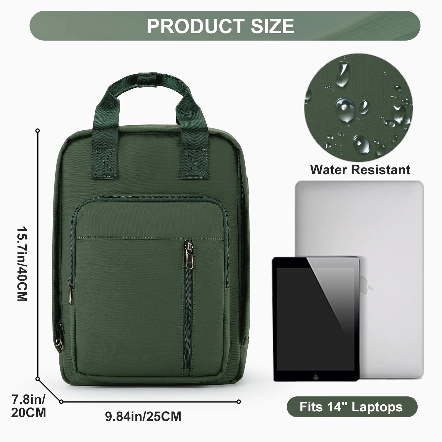 Sac à dos de voyage pour femme : imperméable, léger, taille