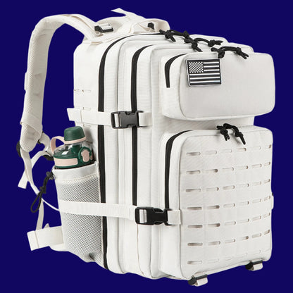 Sac à dos extérieur pour hommes et femmes, sac robuste, petit sac à dos scolaire, sac à dos de randonnée, porte-bouteille, 25L, 45L