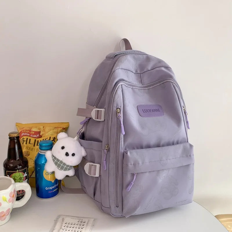 Sac à dos haut pour filles, cartable léger et de grande capacité pour collégiens et lycéens, sac à dos décontracté