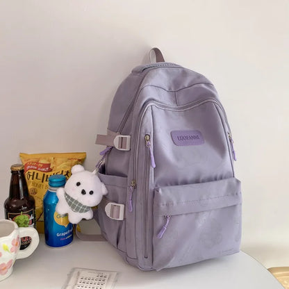 Sac à dos haut pour filles, cartable léger et de grande capacité pour collégiens et lycéens, sac à dos décontracté