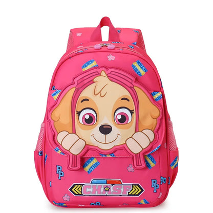 PAW Patrol-Sac à dos Beam Mouth Chase Skye pour enfants, cartable de voyage pour enfants, cartable pour étudiants, cadeau, rose