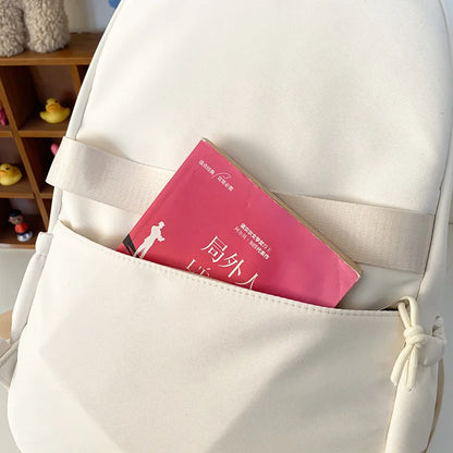 Sac à dos Transparent étoile esthétique japonaise Y2k pour femmes étudiantes, cartable étoile Kawaii décontracté pour filles, sacs à dos Preppy de grande capacité