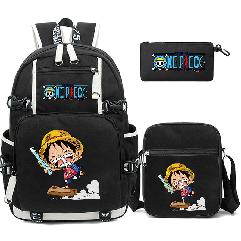 Sac à dos anime One Piece - 3 pcs